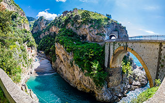 Fiordo di Furore on the Amalfi Coast, Italy