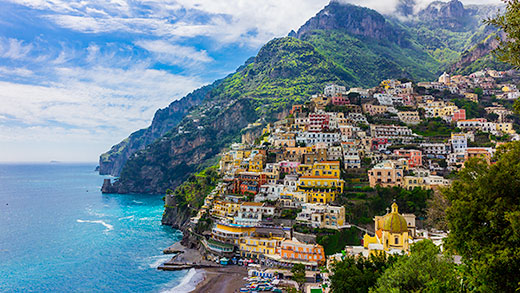 Positano on the Amalfi Coast, Italy
