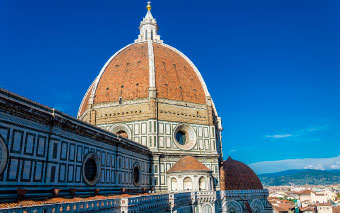 The dome of Brunelleschi in Florence, Italy